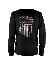 Breast Cancer Awareness Flag 2 Sides Long Sleeve Tee tile