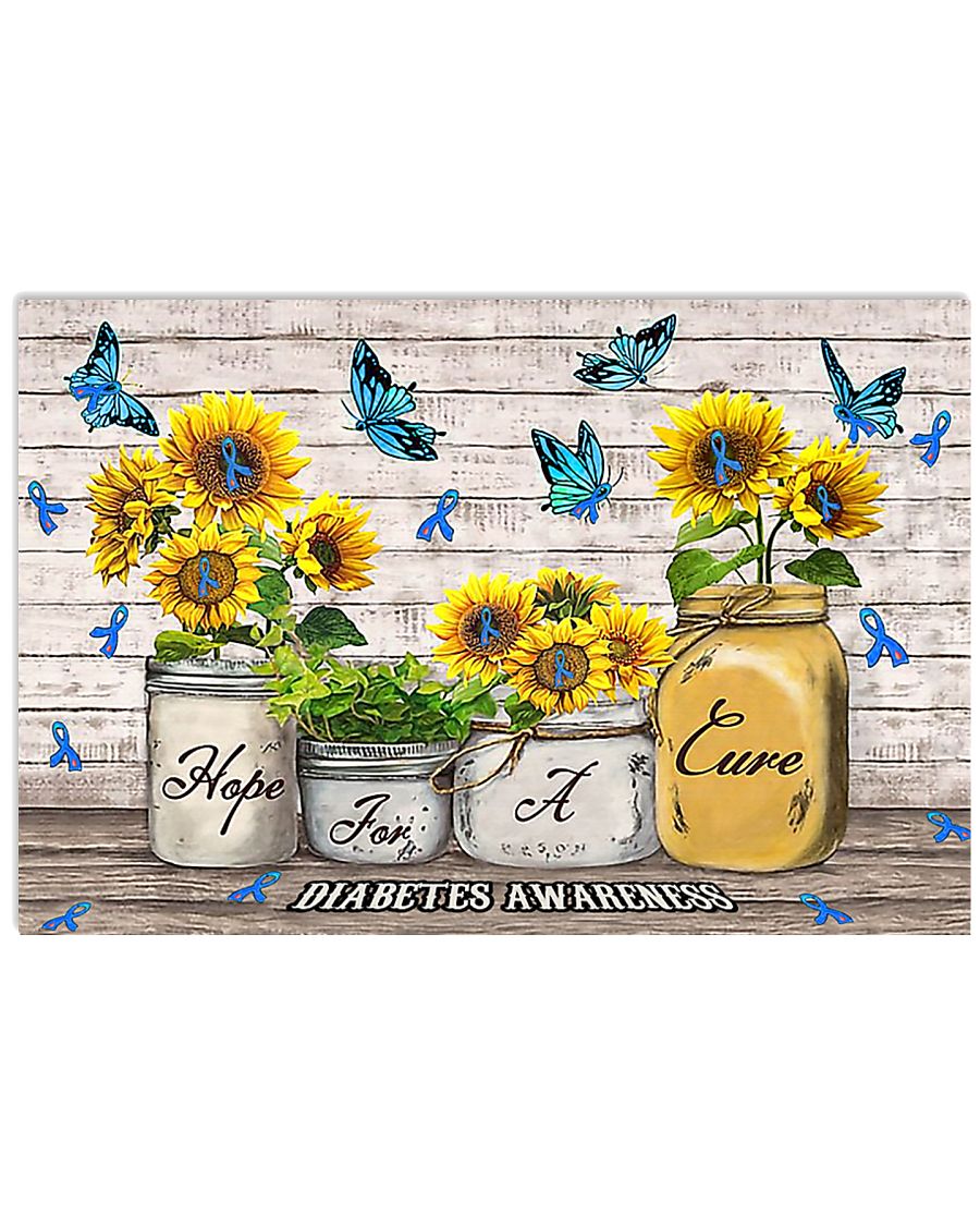 Diabetes - Hope For A Cure 17x11 Poster
