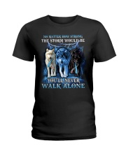 Diabetes No Matter How Strong Ladies T-Shirt tile