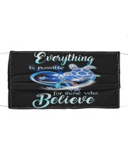 Diabetes Turtle Believe Mask tile