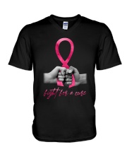 BC-Fight For A Cure 2 Sides V-Neck T-Shirt tile