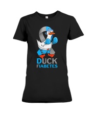 Diabetes Duck Premium Fit Ladies Tee tile