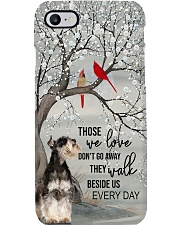 Schnauzer - They Walk Beside Us Everyday Phone Case i-phone-7-case