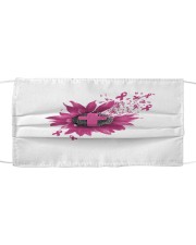 Breast Cancer Sunflower God Strength 2 Sides Mask tile