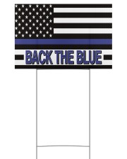 Police - Back The Blue 18x12 Yard Sign back
