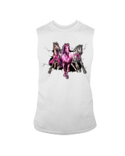 Breast Cancer Horse Crack St Sleeveless Tee tile