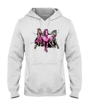 Breast Cancer Horse Crack St Hooded Sweatshirt tile