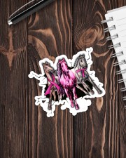 Breast Cancer Horse Crack St Sticker - Single (Vertical) aos-sticker-single-vertical-lifestyle-front-05