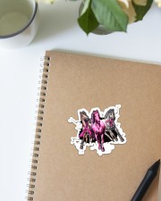 Breast Cancer Horse Crack St Sticker - Single (Vertical) aos-sticker-single-vertical-lifestyle-front-16