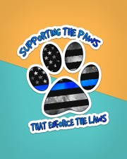 Blue - Supporting The Paws Sticker Sticker - Single (Vertical) aos-sticker-single-vertical-lifestyle-front-02