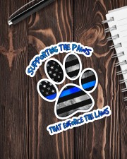 Blue - Supporting The Paws Sticker Sticker - Single (Vertical) aos-sticker-single-vertical-lifestyle-front-05
