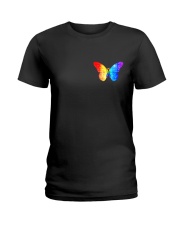 LGBT Spread The Love 2 Sides Ladies T-Shirt tile