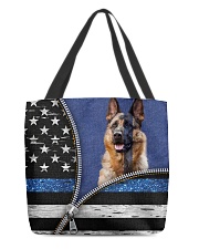 German Shepherd Back The Blue Tote All-over Tote front