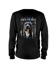 Pitbull Back The Blue 2 Sides Long Sleeve Tee tile