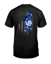 Blue Rose v2 2 Sides Classic T-Shirt back