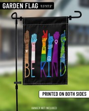 Lgbt - Be Kind v2 11.5"x17.5" Garden Flag aos-garden-flag-11-5-x-17-5-lifestyle-front-11