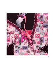 Flamingo - Breast Cancer Zip Tote Sticker tile