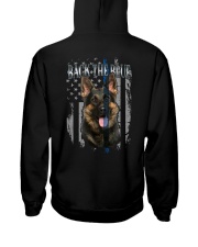 German Shepherd Back The Blue 2 Sides Hooded Sweatshirt tile