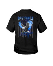 Police Eagle Back The Blue 2 Sides Youth T-Shirt tile