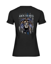 Lion Back The Blue 2 Sides Premium Fit Ladies Tee tile
