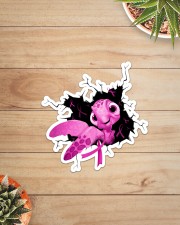 Turtle Breast Cancer Crack Sticker - Single (Vertical) aos-sticker-single-vertical-lifestyle-front-07