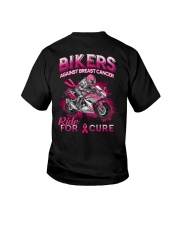 Bikers Ride For A Cure 2 Sides Youth T-Shirt tile