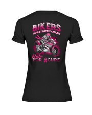 Bikers Ride For A Cure 2 Sides Premium Fit Ladies Tee tile