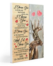 Deer - I Choose You Poster Gallery Wrapped Canvas Prints tile