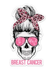 Breast Cancer - Brave And Strong Sticker tile