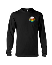 LGBT - Chubby And Queer And Ready For Beer 2 Sides Long Sleeve Tee tile