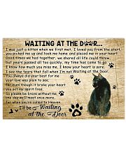 Cat - Waiting At The Door 17x11 Poster front