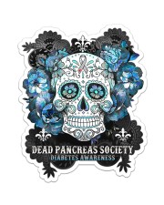 Diabetes Dead Pancreas Society St Sticker - Single (Vertical) front