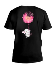 Faith For Breast Cancer 2 Sides V-Neck T-Shirt tile