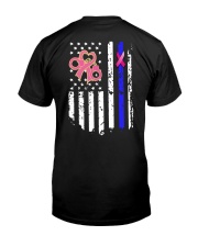 Breast Cancer And Blue 2 Sides Premium Fit Mens Tee tile