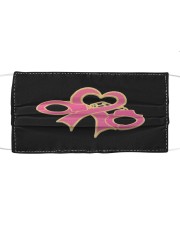 Breast Cancer And Blue 2 Sides Mask tile