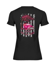 Breast Cancer Jesus Take The Wheel 2 Sides Premium Fit Ladies Tee tile