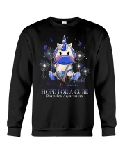 Diabetes - Unicorn Hope For A Cure Crewneck Sweatshirt tile