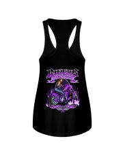 Alzheimer Biker 2 Sides Ladies Flowy Tank tile