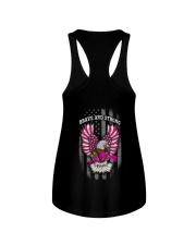 Breast Cancer - Brave And Strong 2 Sides Ladies Flowy Tank tile