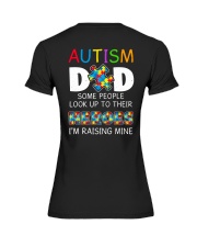 Autism Dad Premium Fit Ladies Tee tile