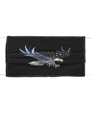Blue Bird Flag 2 Sides Mask tile