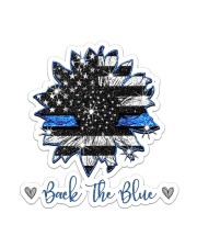 Back The Blue Sticker - Single (Vertical) front