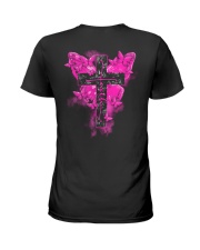 Cross Faith Breast Cancer 2 Sides Ladies T-Shirt tile