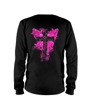 Cross Faith Breast Cancer 2 Sides Long Sleeve Tee tile