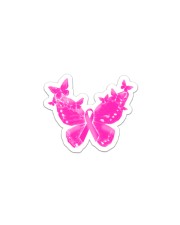 Cross Faith Breast Cancer 2 Sides Sticker tile