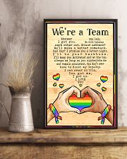 LGBT - We're A Team Poster 11x17 Poster lifestyle-poster-3