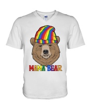 Sricker - LGBT - Mama Bear V-Neck T-Shirt tile