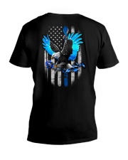 Diabetes - Eagle And Rose 2 Sides V-Neck T-Shirt tile
