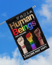 LGBT - Human Beings Flag 11.5"x17.5" Garden Flag aos-garden-flag-11-5-x-17-5-lifestyle-front-16