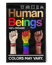 LGBT - Human Beings Flag 11.5"x17.5" Garden Flag front